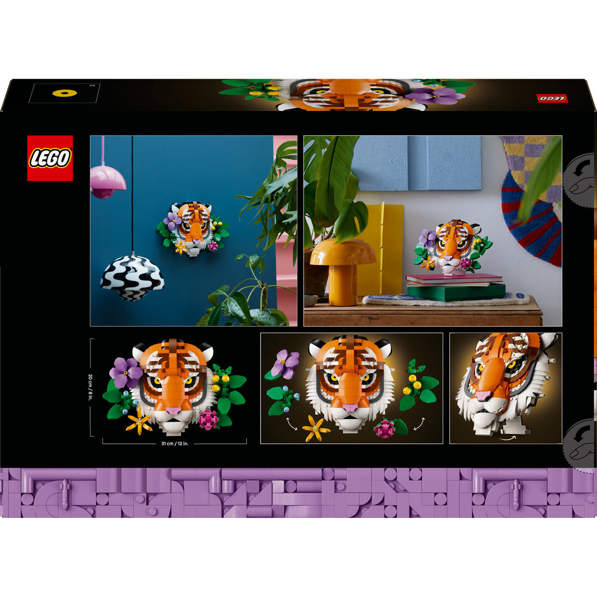 Kolekcja Lego ® sztuka fauny – tygrys – 31217