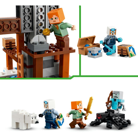 Zestaw Lego Minecraft Kopalnia kilofów dla dzieci - 21277