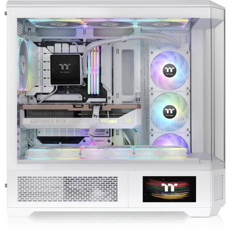 Obudowa Thermaltake View 600 tg Snow Big Tower (biała | 2x USB-A | 1x USB-C | szkło hartowane)