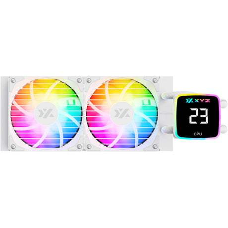 Chłodzenie wodne Xyz PC Gear Aquapulse Aio 240 (biały, argb, pwm)