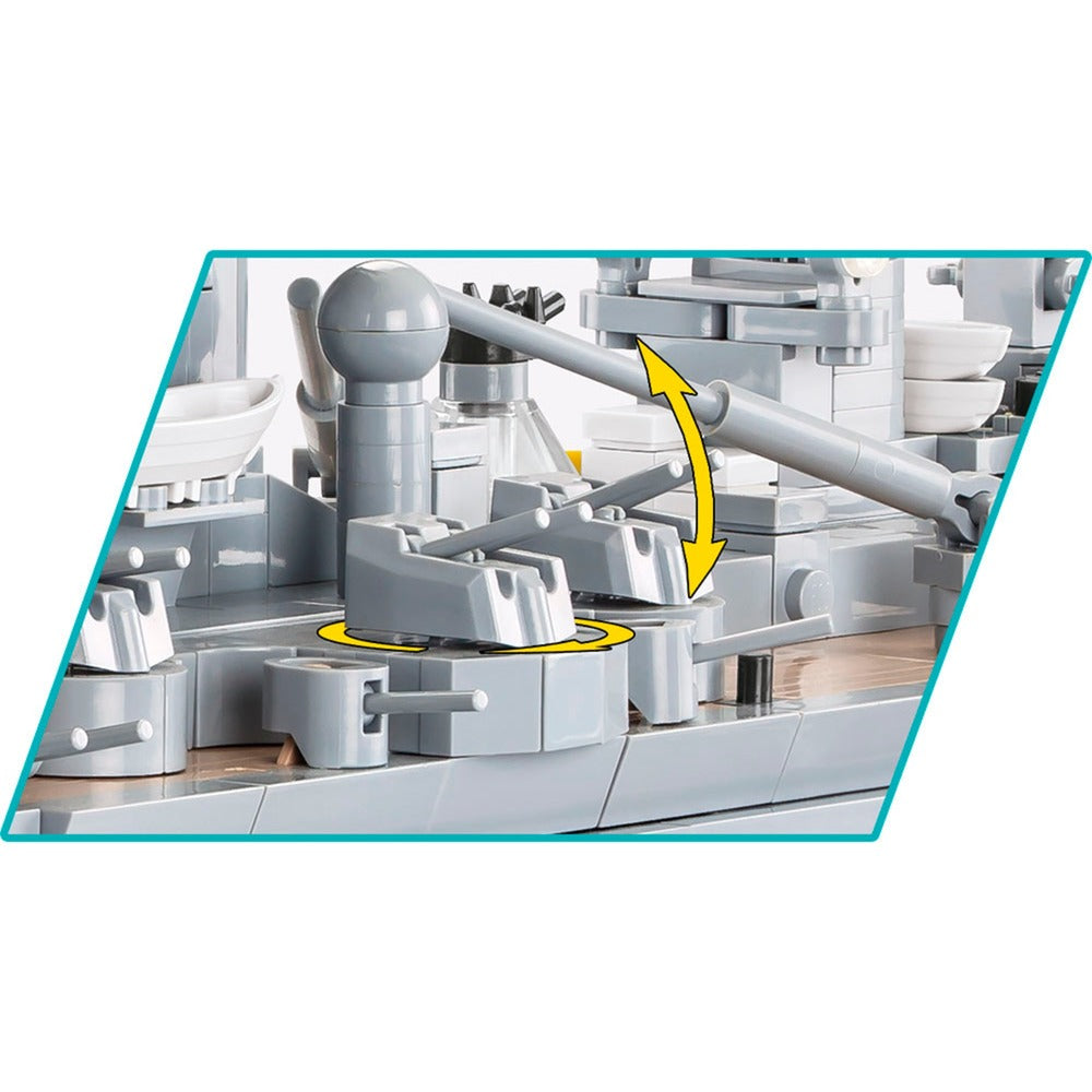 Cobi battleship gneisenau constructiespeelgoed (schaal 1:300)