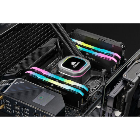 Corsair Vengeance RGB Pro SL 32 GB DDR4-3200 (2x 16 GB) RAM (czarny, cmh32gx4m2z3200c16, xmp 2.0)