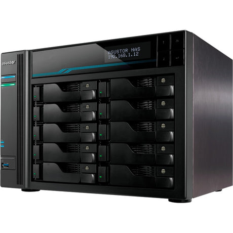 Asustor lockerstor 10 pro as7110t nas (czarny)