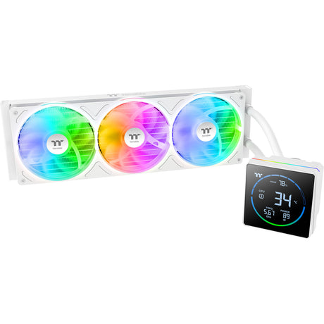 Thermaltake TH360-S V3 ARGB Sync AIO Liquid Cooler - Snow Edition Chłodzenie wodne (białe)