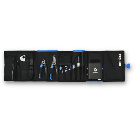 Zestaw narzędzi do lutowania Ifixit fixhub power series lutownica (czarno-niebieski, 100 watów, USB-C, elektrownia)