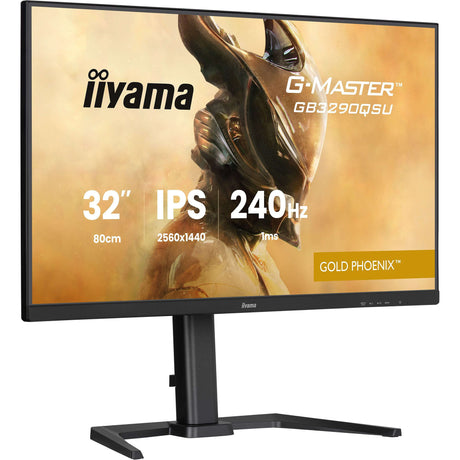 Monitor do gier Iiyama G-Master Gold Phoenix GB3290QSU-B1 31,5 (czarny (matowy), 2x HDMI, Display Port, 2x USB-A, 2x USB-B, 240 Hz)