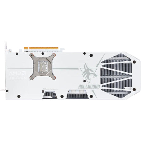 Karta graficzna Powercolor Radeon RX 9070 XT Hellhound Spectral White 16 GB GDDR6 (biała, RDNA4, GDDR6, 3x Display Port, 1x HDMI)