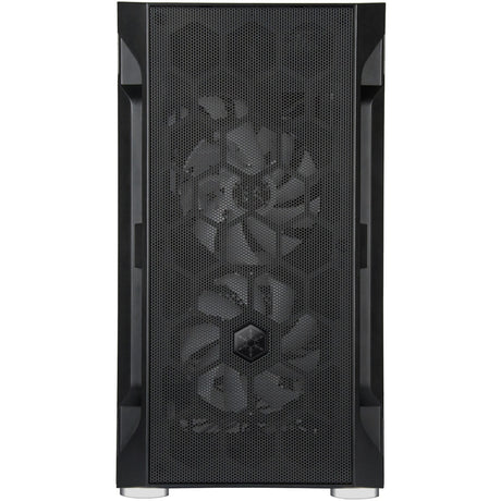 Obudowa midi tower Silverstone sst-fah1mb-pro (czarna | 3x USB-A | RGB | szkło hartowane)