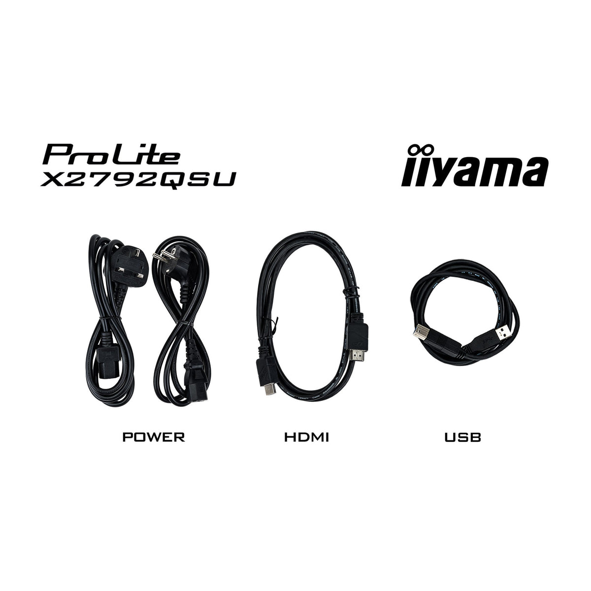 Monitor Iiyama prolite x2792qsu-b1 27 (czarny, HDMI, DisplayPort, 2x USB-A, USB-B, 120 Hz)