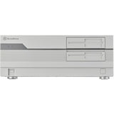 Obudowa Silverstone FLP01 HTPC (kremowa | 2x USB-A | 1x USB-C)
