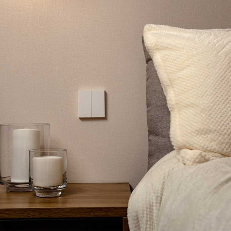 Inteligentny przełącznik ścienny Aqara h1 podwójny przełącznik (antracyt, zigbee 3.0, wymagany przewód neutralny)
