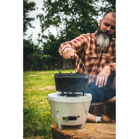 Patelnia do gotowania The Windmill Dutch Oven 4,5 qt (czarna, ø 25,5 cm | 3,8 litra)