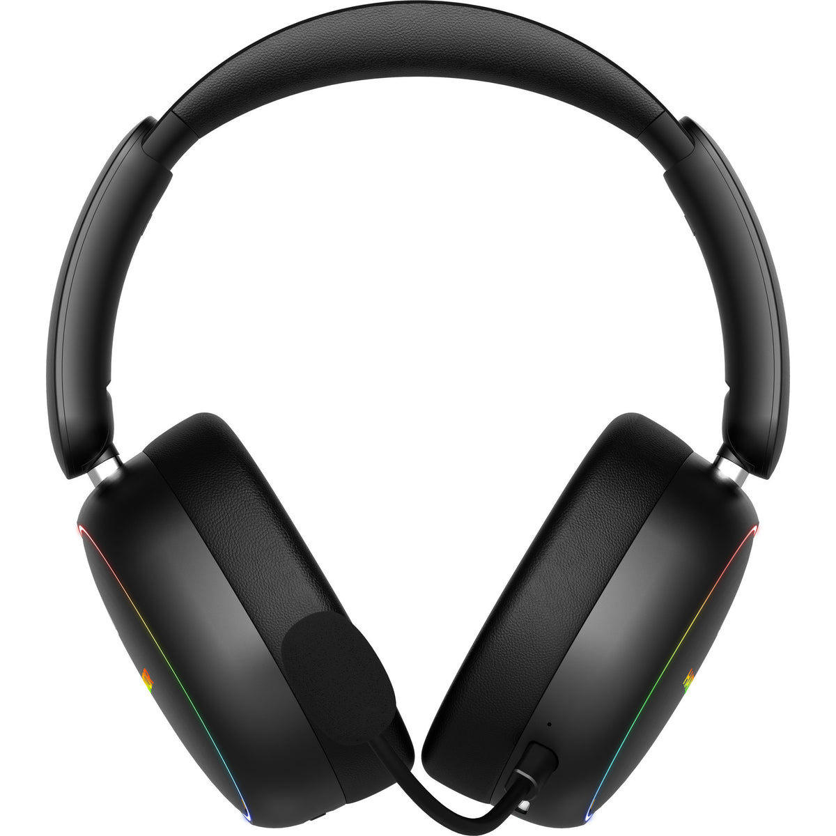 Hator phoenix 2 wireless over-ear gaming headset (zwart, rgb, 2.4ghz bluetooth 5.4 usb-c)