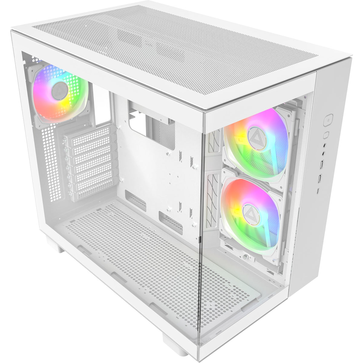 Obudowa midi tower Montech king 65 pro (biała | 2x USB-A | 1x USB-C | okienko)