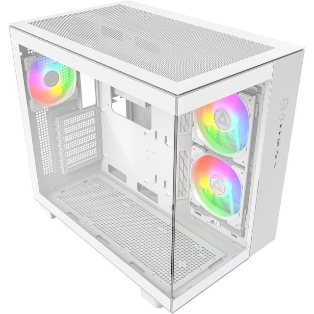 Obudowa midi tower Montech king 65 pro (biała | 2x USB-A | 1x USB-C | okienko)