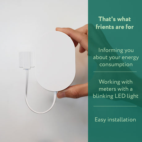 Ty frient interfejs licznika energii elektrycznej 2, oszczędzanie energii LED (biały, zigbee 3.0)