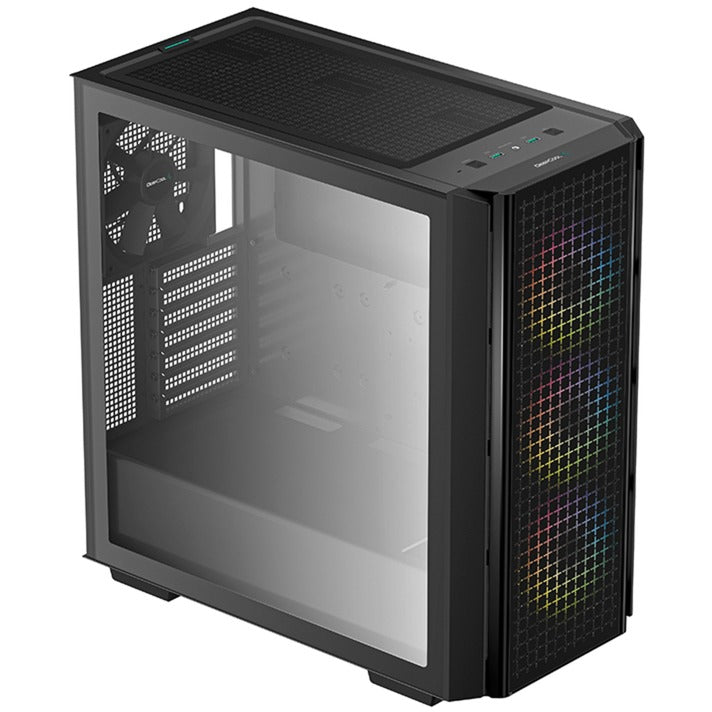 Obudowa midi tower Deepcool CG540 (czarna | 2x USB-A | okienko)