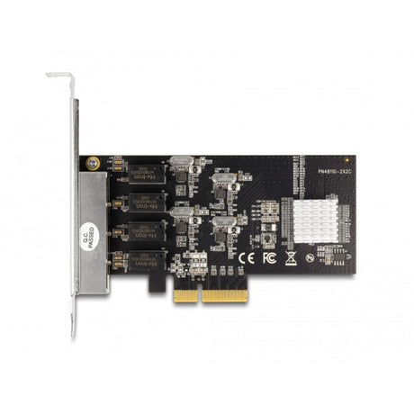 Delock Karta PCI Express x4 4 x rj45 gigabitowa karta sieciowa LAN