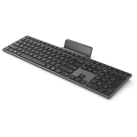 Nowoczesna bezprzewodowa klawiatura Lenovo 700 dla wielu urządzeń - zestaw stacjonarny euro103p (szary, 100%, 2,4 GHz, Bluetooth)