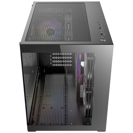 Obudowa mini tower Antec cx600m argb (czarna | 3x usb-a | szkło hartowane)