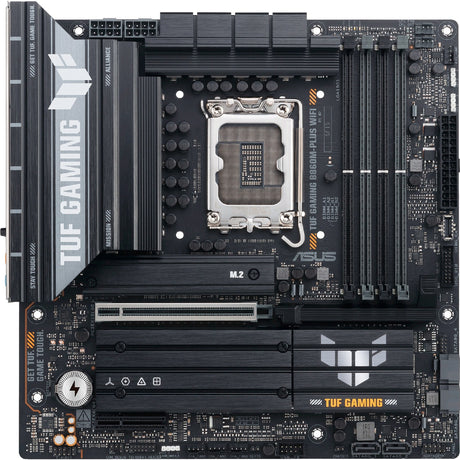 Płyta główna Asus Tuf Gaming B860M-Plus WiFi Socket 1851 (2,5 GB-LAN, WiFi 7, BT, dźwięk, µATX)