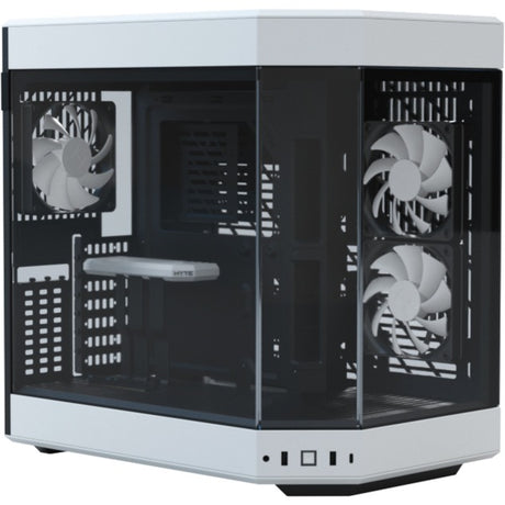 Obudowa midi tower Hyte Y60 (biały czarny | 3x USB-A | szkło hartowane)