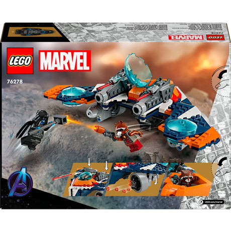 Lego Marvel - zabawki konstrukcyjne rakiety Warbird kontra Ronan (76278)