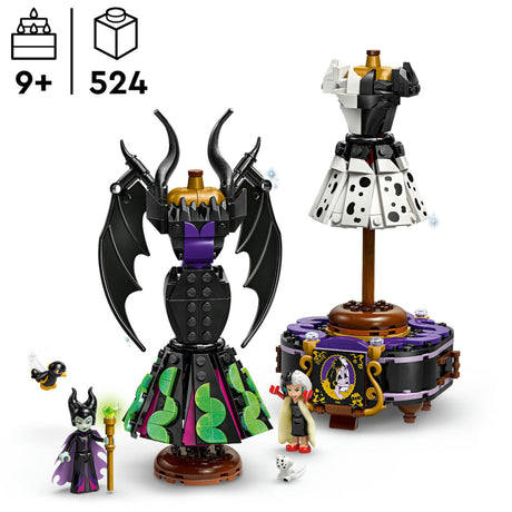 Lego ® Disney Złoczyńcy - Sukienki Maleficent i Cruelli de Mon - 43262
