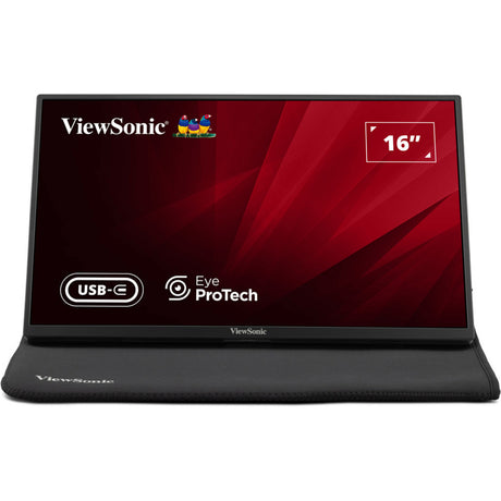 Lekki przenośny monitor Viewsonic VA1650 16 (czarny, 1x HDMI, USB-C)