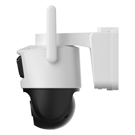 Kamera zewnętrzna Imou Aov z podwójnym obiektywem 5mp+5mp (biała, 3k, 4G LTE, WiFi 6, panel słoneczny)