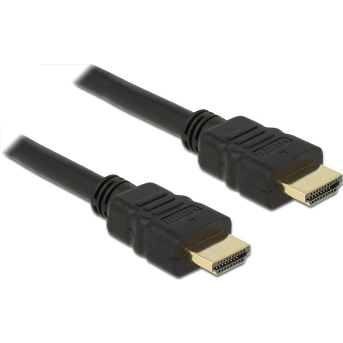 Delock kabel High Speed HDMI z Ethernetem - HDMI a męski > HDMI a męski kabel (czarny, 0,25 m, 4k)