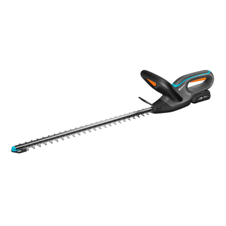 Zestaw akumulatorowych nożyc do żywopłotu Gardena Easycut 55 18 V (szary turkusowy, 14735-20, akumulator i ładowarka w zestawie)