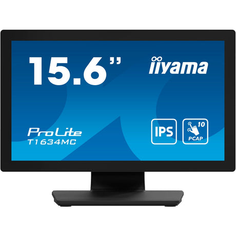 Monitor dotykowy Iiyama prolite t1634mc-b1s 16 (czarny (matowy), 1x display port, 1x hdmi, 1x vga)