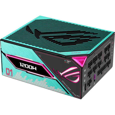 Asus rog thor platinum iii hatsune miku edycja modułowy zasilacz 1200 wat (czarny, 1x 12v-2x6, 4x pcie)