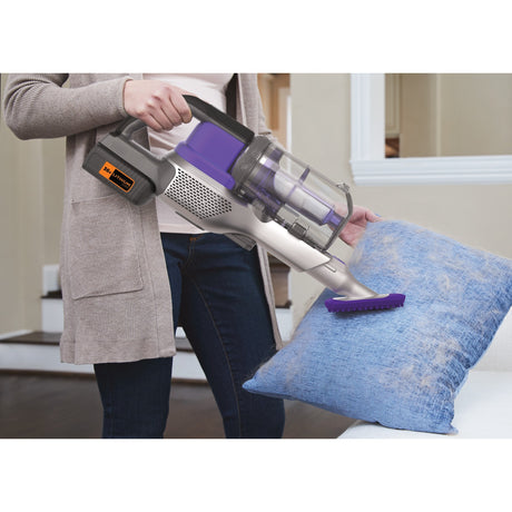 Odkurzacz Black+decker 36v 4 w 1 z serii Power Extreme Pet Stick (fioletowy)