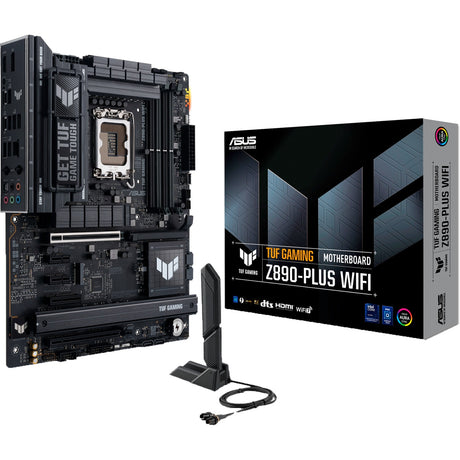 Płyta główna Asus Tuf Gaming Z890-Plus WiFi Socket 1851 (RAID, 2,5 GB-LAN, WiFi 7, BT, dźwięk, ATX)