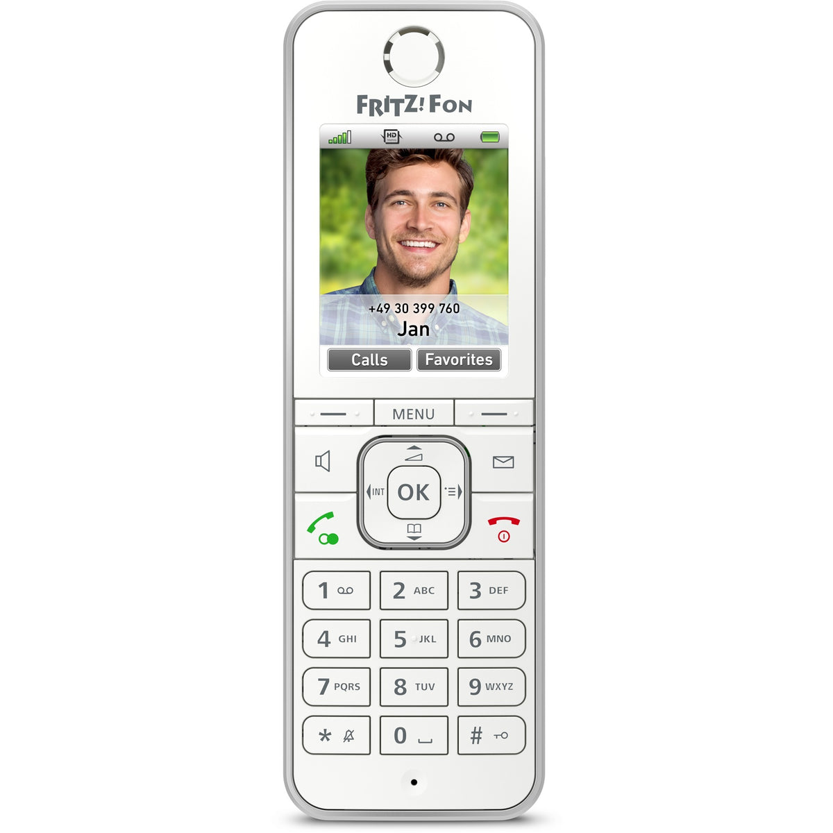 Fritz! Międzynarodowy telefon fon c6 (biały)