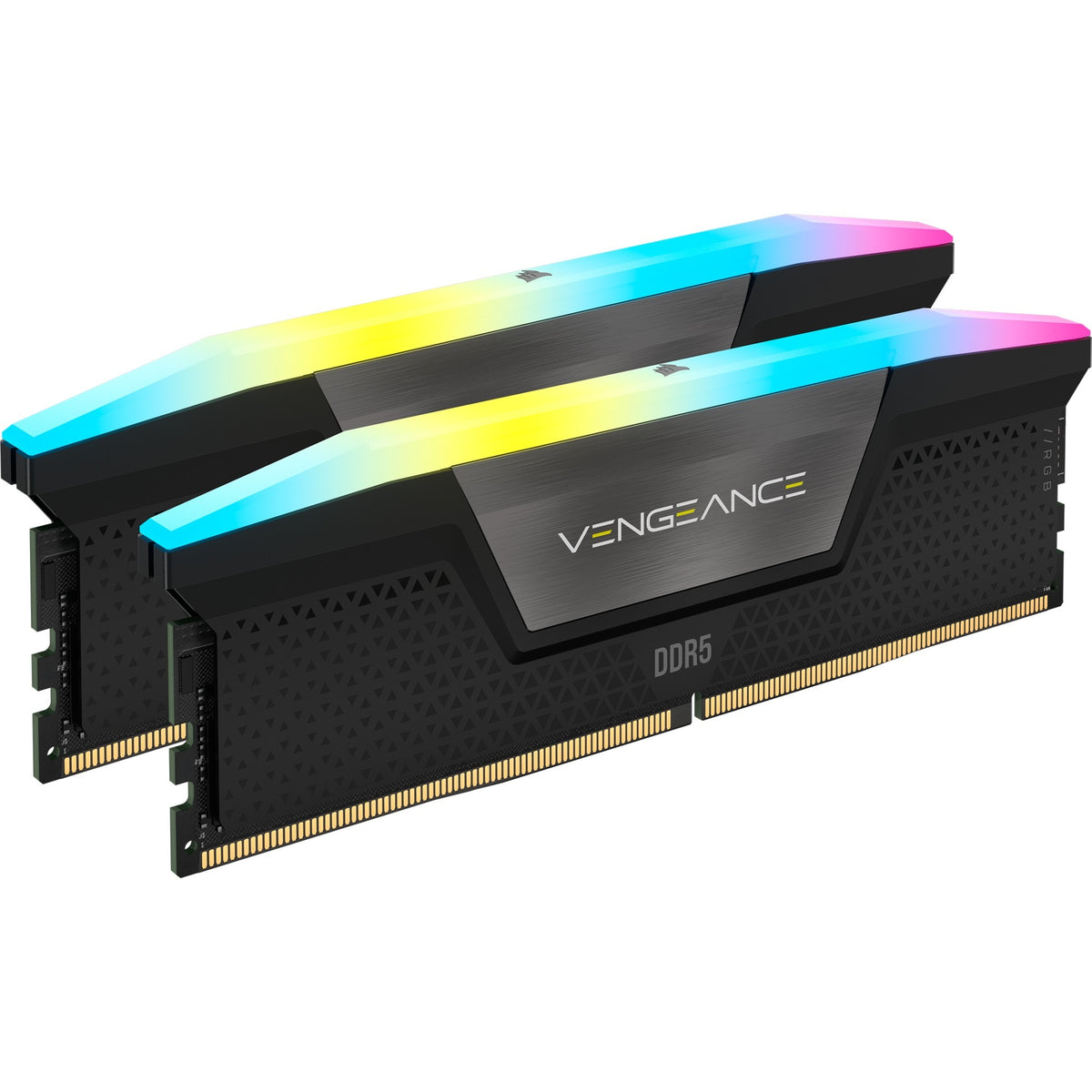 Corsair Vengeance RGB 32 GB DDR5-6000 (2x 16 GB) RAM (szary, cmh32gx5m2b6000z30k, xmp, expo)