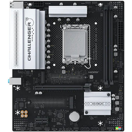 Płyta główna Maxsun MS-Challenger H810M 2.5G Socket 1851 (czarna, 2,5 GB-LAN, dźwięk, µATX)