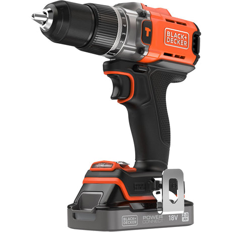 Zestaw śrubokrętów Black+decker 18 V + szlifierki mimośrodowej 18 V (czarno-pomarańczowy)