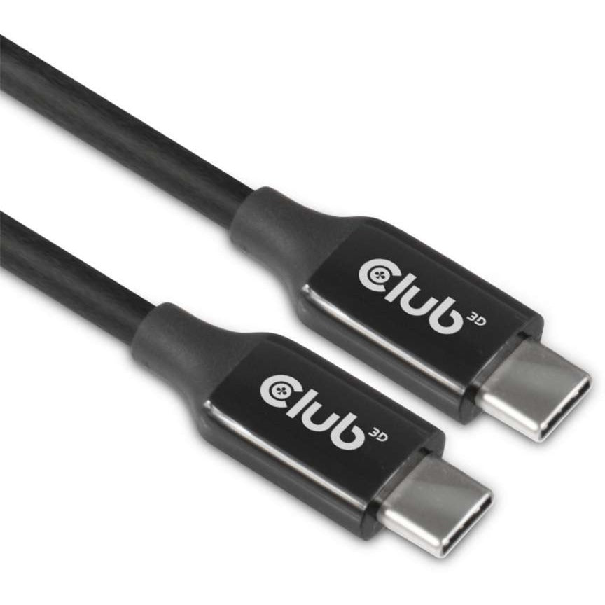 Aktywny kabel dwukierunkowy Club 3D USB-C 3.2 gen2 > USB-C (czarny, 5 metrów, 8k 60 Hz)
