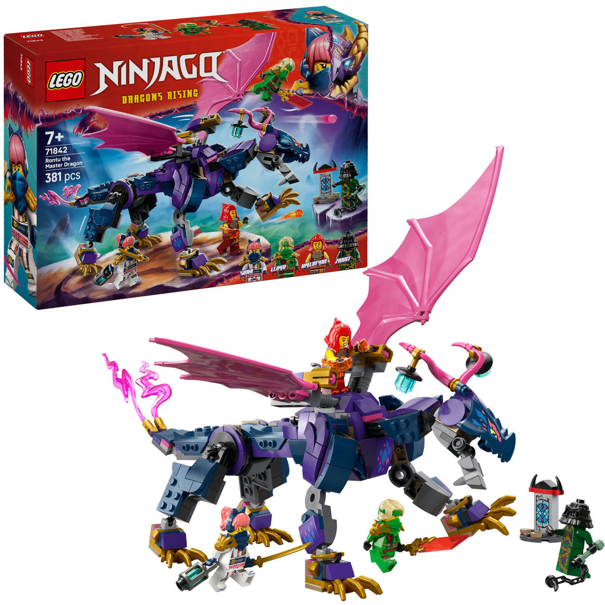 Zestaw Lego® Ninjago® Rontu, mistrz smoków — 71842