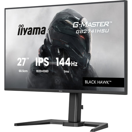 Monitor do gier Iiyama G-Master Black Hawk GB2741HSU-B1 27 (czarny, HDMI, DisplayPort, 2x USB-A, USB-B, 144 Hz)