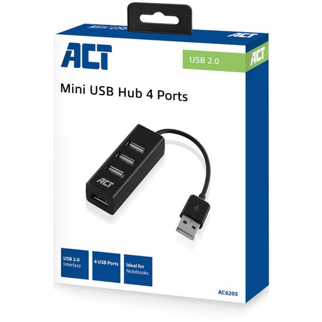 Koncentrator USB Act ac6205 czarny
