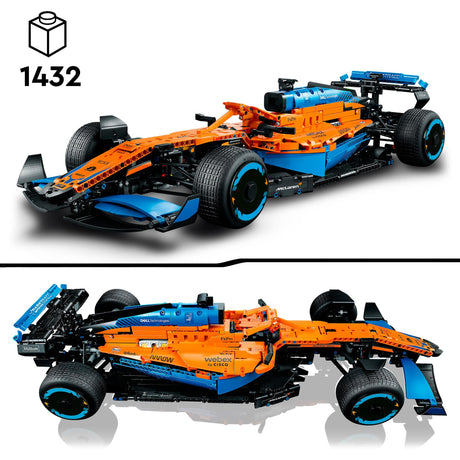 Zestaw Lego Tech McLaren Formula 1 2022 samochód wyścigowy dla dorosłych - 42141