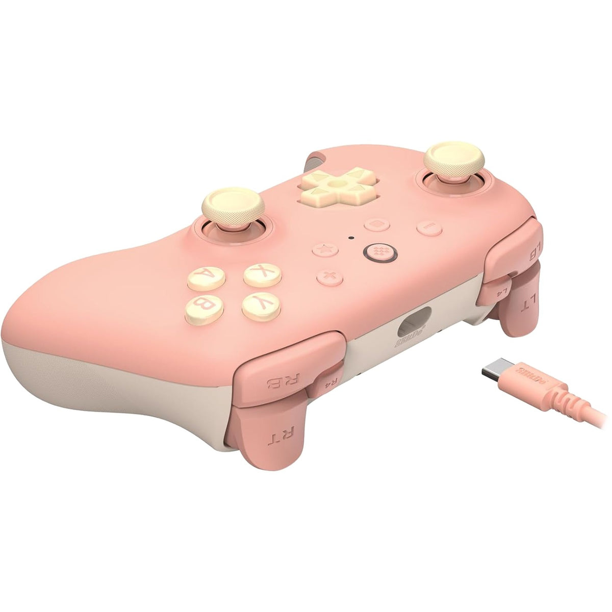 Przewodowy gamepad 8bitdo Ultimate 2c (brzoskwiniowo-jasnożółty)