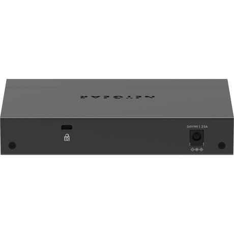 Netgear 5-portowy niezarządzalny przełącznik poe+ gigabit ethernet soho (gs305p) (czarny)