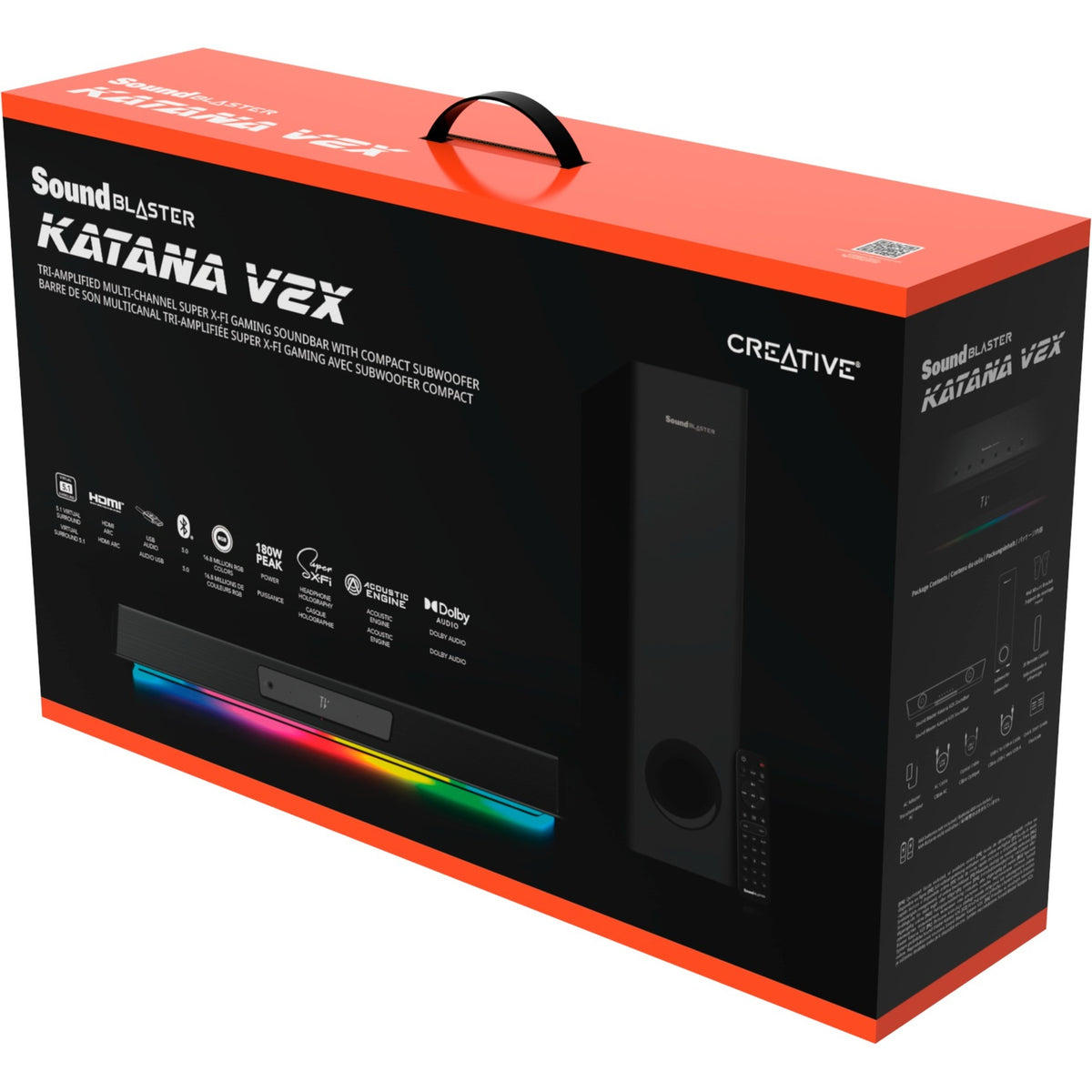 Soundbar Creative Sound Blaster Katana V2X (czarny)
