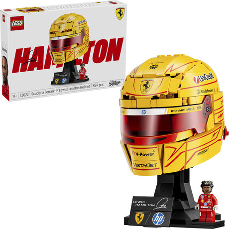 Lego edycja kasku scuderia ferrari hp autorstwa Lewisa hamiltona - 43022