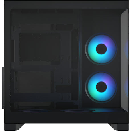 Obudowa Midi Tower Fractal Design Pop 2 Vision RGB (czarna | 1x USB-A | 1x USB-C | rgb | szkło hartowane)
